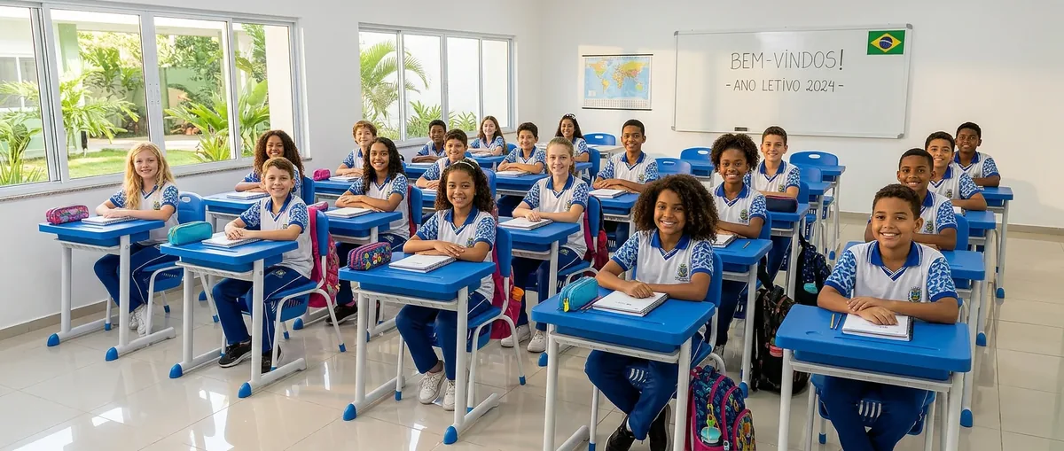 Escola depois da revitalização