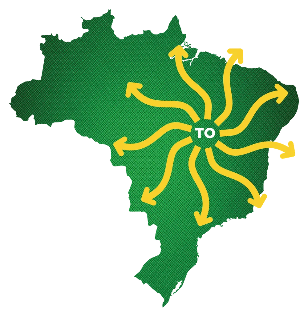 De Norte a Sul, atendimento em todo o Brasil
